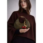 Meche Atelier Since 2024 Laila Kadın Süet El ve Omuz Çantası - 02Y-Yeşil - Standart