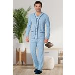 Mecit 22767 Mavi Erkek Pijama Takımı