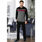 Mecit 2763 Gri Erkek Pijama Takımı