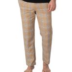 Mecit 3002 Kahve Ekoseli Erkek Tek Alt Pijama