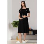 Mecit 5427 Siyah Lohusa Elbise