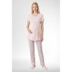 Mecit 6350 Pembe Hamile Lohusa Pijama Takımı