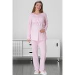 Mecit Pijama Mecit 5414 Pembe Lohusa Pjama Takımı - XL