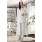 Mecit Pijama Pamuklu, Dantelli, Hamile & Lohusa Pijama Ve Sabahlık Set 5353
