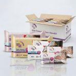 MED-COVER Baby Pişik Önleyici Bakım Mendil Seti – Parfümlü 50'li + Parfümsüz 50'li + 2 Kese + 2 Cep Boy