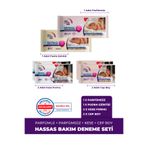 MED-COVER Baby Pişik Önleyici Bakım Mendil Seti – Parfümlü 50'li + Parfümsüz 50'li + 2 Kese + 2 Cep