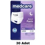 Medcare 8 Damla Maxi Büyük Boy L 30 Adet Emici Külot Hasta Bezi