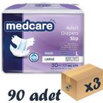 Medcare Maxi Belbantlı Büyük Boy L 3x30 Hasta Bezi