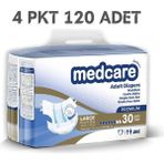Medcare Premıum Hasta Bezi Belbantlı Large 30LU (120 Adet)