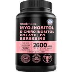 Medchoice Medchoıce Myo-Inositol And D-Chiro Inositol,folate, Vitamin D3, Zinc, Magnezium Berberıne 120 Capsul. - Aromasız