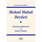 Medeni Hukuk Dersleri / Hasan Erman / Der Yayınları / 9789753537360