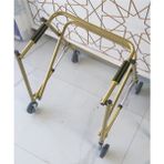 Medes Sağlık Çocuk Dört Tekerlekli, Frenli, Katlanabilir, Boy Ayarlı Ters Walker - Yürüteç Büyük Boy(66 - 83 Cm)