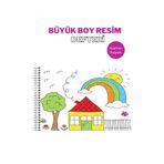 mediart 23x33 Resim Defteri, Büyük Boy Resim Defteri, 15 Yaprak, 23*33 Karton Kapak Resim Defteri