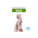 Medicalx Vinil Şeffaf Muayene Eldiveni Pudrasız 100’lü Paket - Small