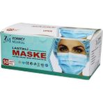 Medikal 50PCS Siyah Cerrahi Yüz Maskesi