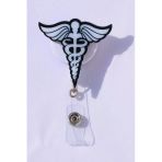 Medikal Tıp Doktor Desenli Yoyo Yaka Kartlığı Aks-Yky-029
