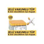 Medikalcim 100 Adet Kan Alma Tüpü, Vakumlu Jelli, Sarı Kapak 8.5ml 16x100mm, Bd Vacutainer SST 2 Advance Plus