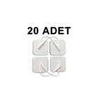 MEDİKALCİM 20 Adet Tens Pediı Kablolu Yedek Elektrot 5x5 Tens Pedi