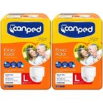 Medikalcim Canped Emici Külot Hasta Bezi Büyük Boy Large 60 Adet Eko Paket - L - XL - Beyaz