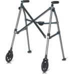 Medikalcim Comfort Plus KY918L Tekerlekli Walker Yürüteç - Siyah - 100 cm