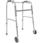 Medikalcim Iıthal Lüx Tekerlekli Hasta Yürüteci Alüminyum Walker Wolker Yürüteç Tekerlekli - Siyah - 100 cm