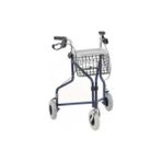 Medikalcim KY9143 Rolatör 3 Tekerlekli - Siyah - 100 cm