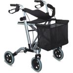 Medikalcim Rollator - 4 Tekerli Rollator - Siyah - 100 cm