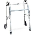Medikalcim Walker Dört Tekerlekli Frenli Katlanır Hasta Yürüteç - Siyah - 100 cm
