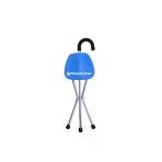 MEDİKALCİM Wipperman W 521_ M Oturaklı Baston – Portatif ve Ergonomik Destekli Baston