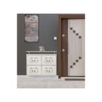 Medikaltec 2+2 Metal Ayakkabılık (Beyaz-Kedi) | Modern Tasarım Ve Geniş İç Hacim