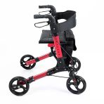 Medikaltec 9102 Kırmızı Lüx Alüminyum Rolatör