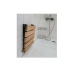 Medikaltec Katlanır Duş Taburesi - Doğal Ahşap Katlanır Banyo Oturağı