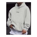 Medinenur One Yazı Baskılı Kapüşonlu Sweatshirt