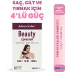 Mediniti Advancemax Beauty Lipozomal Hyalüronik Asit Keratin Biotin Zn 30 Kapsül