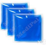 Medipal 3 Adet Termojel - Mavi - Sıcak Soğuk Kompres Jel - Çok Amaçlı Termojel - Cold Pack - 13x13 cm