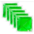 Medipal 5 Adet Termojel - Yeşil - Sıcak Soğuk Kompres Jel - Çok Amaçlı Termojel - Cold Pack - 13x13 cm