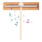 Meditasyon Çanı - Öğretmenler İçin Zil Zil,Ahşap Tokmaklı Duyarlı Sınıf Çanı, Rahatlama Farkındalığı El Sesi Şifa Çanı Dua, Yoga, Şifa, Farkındalık için Toseky