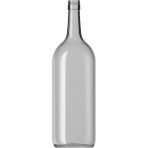 Mediterian 10 Adet 1.5 L Cam Şişe, Yağ ve Şarap İçin Bej Renkli Büyük Boy Paket - Şeffaf - 1,5 lt