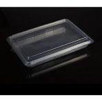Mediterian 10'lu 500 cc turuncu şeffaf sızdırmaz kap, dayanıklı ve kullanışlı plastik set - 500 ml