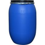 Mediterian 120 Lt Çok Renkli Plastik Varil, HDPE Gövde, Metal Çember, Sızdırmaz Conta - Acorn