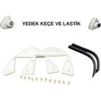 Mediterian 20-42 mm uyumlu mıknatıslı cam silme aparatı yedek keçe ve lastik seti - 1 - C11