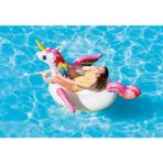 Mediterian 3+ Yaş Unicorn Binici Şişme Unicorn Binici Bot Deniz Unicorn Binici Havuz Unicorn Şişme 201X140X97 - Altın