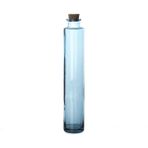 Mediterian 32 cm cam yağ şişesi, şık tasarım, dayanıklı ve kullanışlı, 500-749 ml, beyaz renk - Mavi - 1 lt
