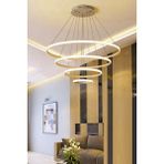 Mediterian 4'lü Ledli Avize, Modern ve Şık Aydınlatma, Gold Renk, Alüminyum, 40x50 cm - 1 - Ahşap