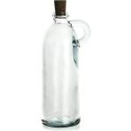 Mediterian 500 cc kulplu beyaz yağ şişesi, dayanıklı ve kullanışlı tasarım - Ahşap - 500 ml