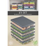 Mediterian 6'lı Antrasit Mikrodalga Uyumlu Saklama Kabı, 6 x 2400 ml, Gri, Plastik, Parça Sayısı: 6 - 2,4 lt - Şeffaf