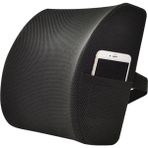 Mediterian Bel Minderi Cep Telefonu Gözlü Minder Cepli Visko Ortopedik Sandalye Bel Minderi Sırt Dayama - 10 x 30 cm - 10 x 43 cm