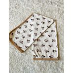 Mediterian Fitilli Tek Katlı Mickey Mouse Bebek Kundak Battaniye - 30 x 40 cm - --