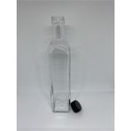 Mediterian Gri Şeffaf Cam 500ml Yağ, Sirke ve Sos Şişesi, 1 Adet - 500 ml