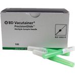 Mediterian Hayvan Medikal Ürünleri Vacutainer 21G*1.5 (0,8*38 mm) Yeşil Iğne Ucu 100 Adet Fsm Medikal